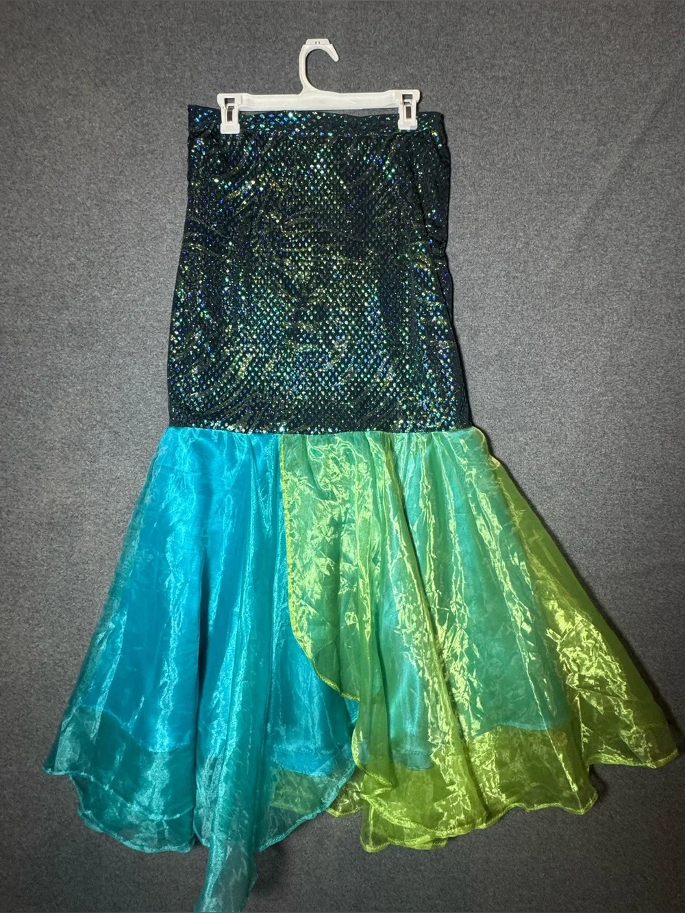 Handmade Iridescent Mermaid Costume Skirt